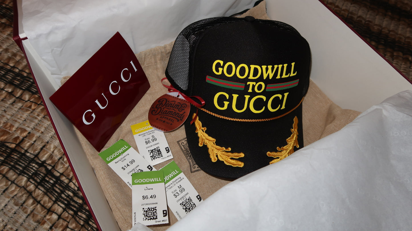 Goodwill to Gucci Trucker Hat