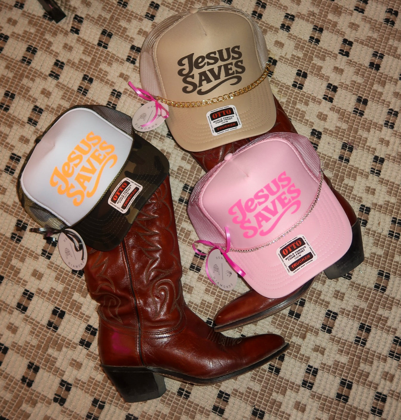 “Jesus Saves” Trucker Hat