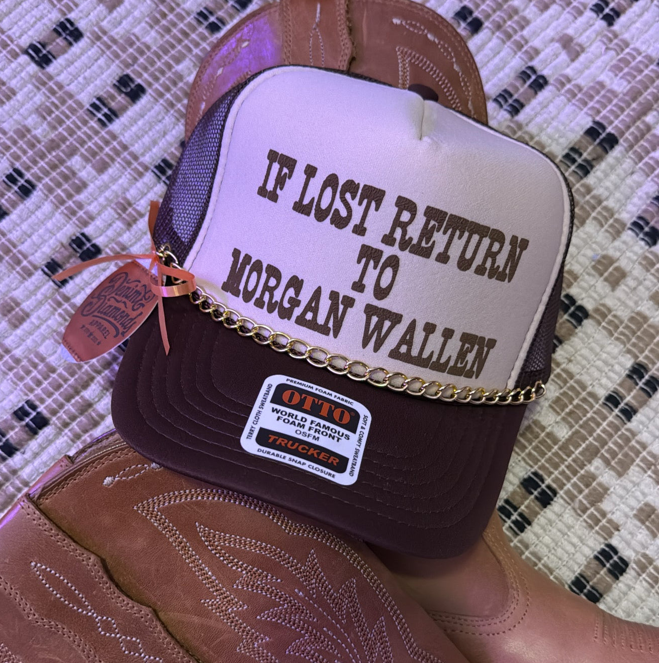 “If lost return to Wallen” Trucker Hat