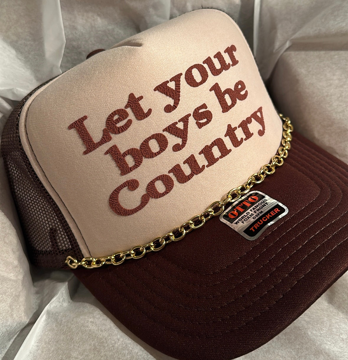 “Let your boys be country” Trucker