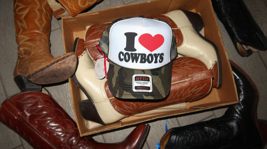 “I love Cowboys” Trucker Hat