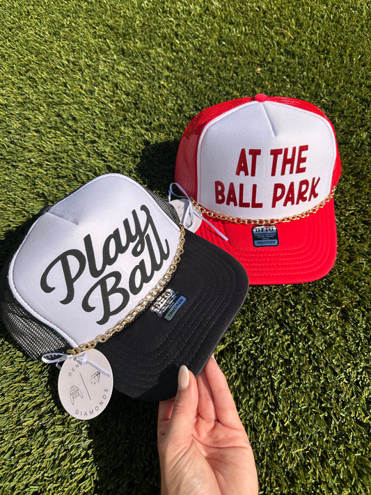 “PLAY BALL” Trucker