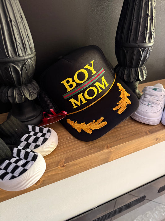 “Boy Mom” Trucker Hat